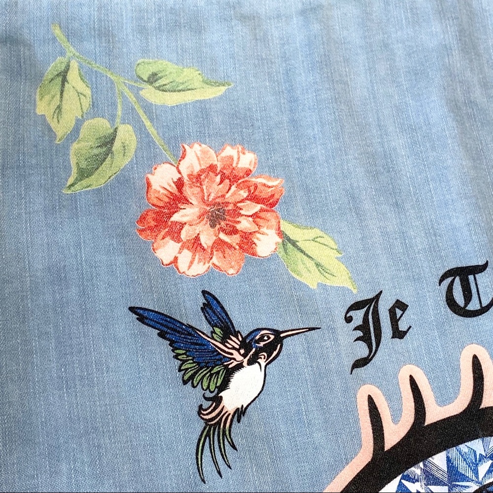 new Lauren Moshi ❤︎ Sloane Love You Forever ❤︎ Floral Print Button Down Shirt ❤︎ - Picture 12 of 17